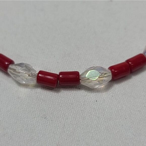 Swarovski Red Handmade Women's Bracelet - Picture 5 of 7
